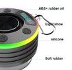 Portable Bluetooth Shower Speaker with Suction Cup,Wireless with Time Display With RGB Light,Stereo Pairing,Handsfree For Beach Outdoor Color Black