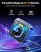 Bluetooth 5.3 Car FM Transmitter, HiFi Treble & Bass Music Player, PD30W QC18W Fast Car Charger, Radio Bluetooth Car Adapter with Mics for Hands-Free Call