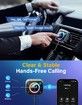 Bluetooth 5.3 Car FM Transmitter, HiFi Treble & Bass Music Player, PD30W QC18W Fast Car Charger, Radio Bluetooth Car Adapter with Mics for Hands-Free Call
