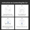 FM Transmitter Bluetooth 5.0 Hands-Free Car Kit with Quick Charge QC 3.0 Car Radio Adapter with Microphone CVC Noise Reduction