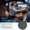 Bluetooth Aux Receiver, Portable 3.5mm Aux Car Adapter, Bluetooth 5.0 Wireless Audio Receiver for Car/Home Stereo/Wired Headphones/Speaker