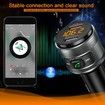 Bluetooth 5.3 FM Transmitter for Car, 3.0 Wireless Bluetooth FM Radio Adapter Music Player FM Transmitter, 2 USB Ports Charger Support USB Drive