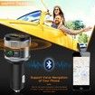 Bluetooth 5.3 FM Transmitter for Car, 3.0 Wireless Bluetooth FM Radio Adapter Music Player FM Transmitter, 2 USB Ports Charger Support USB Drive