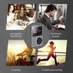 HiFi MP3 Player,5.3 Lossless DSD FLAC Player,Portable Music Player,Supports up to 256GB,2.4 inch HD Screen with APT X,DSD High Res Audio Color Grey