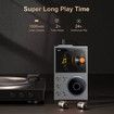 HiFi MP3 Player,5.3 Lossless DSD FLAC Player,Portable Music Player,Supports up to 256GB,2.4 inch HD Screen with APT X,DSD High Res Audio Color Grey