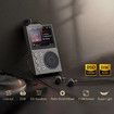 HiFi MP3 Player,5.3 Lossless DSD FLAC Player,Portable Music Player,Supports up to 256GB,2.4 inch HD Screen with APT X,DSD High Res Audio Color Grey