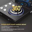 HiFi MP3 Player,5.3 Lossless DSD FLAC Player,Portable Music Player,Supports up to 256GB,2.4 inch HD Screen with APT X,DSD High Res Audio Color Black