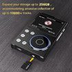 HiFi MP3 Player,5.3 Lossless DSD FLAC Player,Portable Music Player,Supports up to 256GB,2.4 inch HD Screen with APT X,DSD High Res Audio Color Black