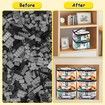 Toy Storage Bag Clear Waterproof 6 Pack Name Tag Manual Pocket PVC Organizer Lego Bricks