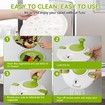 Large Salad Spinner - Wash,Rotate & Dry Salad Vegetables,Fruits&Vegetables,5 Quarts