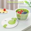 Large Salad Spinner - Wash,Rotate & Dry Salad Vegetables,Fruits&Vegetables,5 Quarts