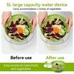 Large Salad Spinner - Wash,Rotate & Dry Salad Vegetables,Fruits&Vegetables,5 Quarts