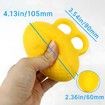 Hand Grip Strength Trainer, Finger Exerciser Balls for Hand, Stress Relief Balls for Men Women, Yellow