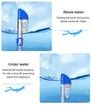 Half Face Snorkel Mask ,Foldable 180 Degree Panoramic View Snorkeling Mask with Camera Mount, Anti-Leak And Fog Color Green Size L