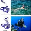 Half Face Snorkel Mask ,Foldable 180 Degree Panoramic View Snorkeling Mask with Camera Mount, Anti-Leak And Fog Color Green Size L