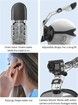 Half Face Snorkel Mask ,Foldable 180 Degree Panoramic View Snorkeling Mask with Camera Mount, Anti-Leak And Fog Color Green Size L