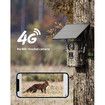4G LTE Cellular Trail Cameras with Live Streaming,Solar Game Cameras,Remote Phone Access,Motion Activated,0.2s Trigger Time,Low Light Night Vision,2Pack
