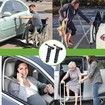 2Pcs Car Door Handle for Elderly, Auto Grab Handles, Portable Car Support Handle for Elderly and Seniors