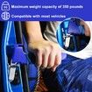 2 Pcs Car Door Handle for Elderly Car Handle Assist Portable Vehicle Support Handle for Easy Sit to Stand Assistance Car Door Latch Handle, Blue