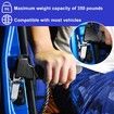 2 Pcs Car Door Handle for Elderly Car Handle Assist Portable Vehicle Support Handle for Easy Sit to Stand Assistance Car Door Latch Handle, Black