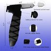 2 Pcs Car Door Handle for Elderly Car Handle Assist Portable Vehicle Support Handle for Easy Sit to Stand Assistance Car Door Latch Handle, Black