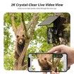 4G LTE Cellular Trail Cameras 3rd Gen with Live Streaming,Game Camera with Motion Activated 0.2s Trigger Time Solar Trail Camera IP66 Waterproof