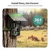 4G LTE Cellular Trail Cameras 3rd Gen with Live Streaming,Game Camera with Motion Activated 0.2s Trigger Time Solar Trail Camera IP66 Waterproof