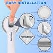 2Pcs Grab Bars for Bathtubs and Showers, Shower Grab Bars for Seniors, 16 Inch Grab Bars for Wall