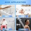 2Pcs Grab Bars for Bathtubs and Showers, Shower Grab Bars for Seniors, 16 Inch Grab Bars for Wall