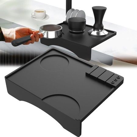 Espresso Tamping Mat, Coffee Tamper Mat, Silicone Coffee Tamping Pad Tamp Station for Barista Tools Home Kitchen Bar Coffee Shop