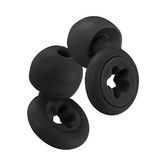 Noise Cancelling Earplugs for Sleep, Reusable Noise Cancelling Hearing Protection Earplugs with Portable Case for Sleep, Travel (Black)