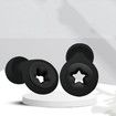 Noise Cancelling Earplugs for Sleep, Reusable Noise Cancelling Hearing Protection Earplugs with Portable Case for Sleep, Travel (Black)
