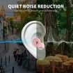 Noise Cancelling Earplugs for Sleep, Reusable Noise Cancelling Hearing Protection Earplugs with Portable Case for Sleep, Travel (Pink)