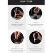 Black Electric ABS Portable Grinder Black Pepper & Salt Grinder Suitable for Sea Salt & Peppe