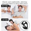 Anti Snoring Chin Strap with Mesh Structure, Adjustable Jaw Protection Anti-Snoring Strap, Comfortable Snore Stopper
