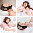 Anti Snoring Chin Strap with Mesh Structure, Adjustable Jaw Protection Anti-Snoring Strap, Comfortable Snore Stopper