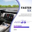 Wireless Android Auto Adapter Convert Wired to Wireless Mini Size USB-C Type-C Stable Control No Delay Supports Car Original Control
