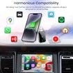 Wireless CarPlay Adapter iPhone Convert Wired to Wireless Apple CarPlay Adapter Mini Size Extension Cable USB USB-C Type-C Stable Control No Delay