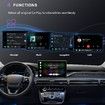 Wireless CarPlay Adapter Apple CarPlay Convert Wired to Wireless iPhone CarPlay Adapter Plug Play No Latency Mini CarPlay Dongle for Cars 2016 iOS 10+