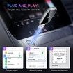 Wireless CarPlay Adapter Apple CarPlay Convert Wired to Wireless iPhone CarPlay Adapter Plug Play No Latency Mini CarPlay Dongle for Cars 2016 iOS 10+