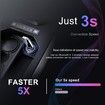 Wireless CarPlay Adapter Apple CarPlay Convert Wired to Wireless iPhone CarPlay Adapter Plug Play No Latency Mini CarPlay Dongle for Cars 2016 iOS 10+