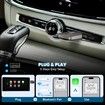 Mini Wireless CarPlay & Android Auto Adapter 2-in-1 Plug Play Dongle iPhone Android Convert Wired to Wireless USB-A/C Support