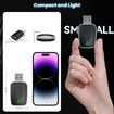 Mini Wireless CarPlay & Android Auto Adapter 2-in-1 Plug Play Dongle iPhone Android Convert Wired to Wireless USB-A/C Support
