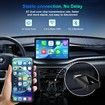 2 in 1 Wireless Carplay Adapter Plug Play Magic link Carplay Stable Fast Connection Convert Factory Wired to Wireless Carplay Dongle Android Auto Adapter