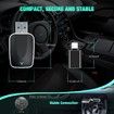 Wireless CarPlay & Android Auto Adapter 2 in 1 Plug Play Convert Wired to Wireless Adapter Apple CarPlay Android Auto Bluethooth Stable Low Latency