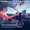 Wireless CarPlay Adapter Apple iPhone Convert Wired to Wireless USB Type C Bluetooth Car Play Adapter Fast Stable Connection for Cars Plug Play
