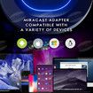 4K Wireless HDMI Display Dongle Adapter 1080P WiFi Streaming Movies Shows Receiver for iPhone iPad Android Tablet Laptop(5G)