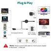 4K Wireless HDMI Display Dongle Adapter 1080P WiFi Streaming Movies Shows Receiver for iPhone iPad Android Tablet Laptop(2.4G)
