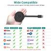 4K Wireless HDMI Display Dongle Adapter 1080P WiFi Streaming Movies Shows Receiver for iPhone iPad Android Tablet Laptop(2.4G)