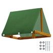 Swing Set Replacement Tarp Playground Roof Canopy Outdoor Replacement Sunshade Cover Backyard Playset Canopy Color Green